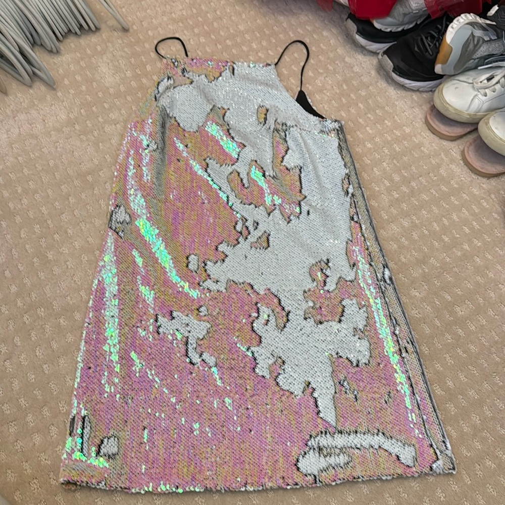 Top shop sequin dress